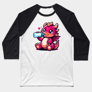 Adorable Baby Dragon Baseball T-Shirt